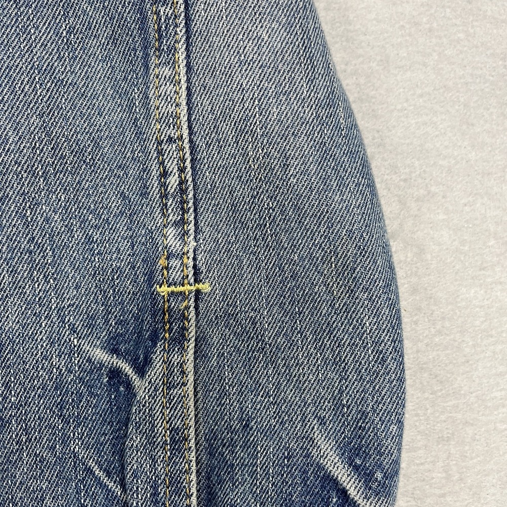 Levis Trucker Jacket Mens Large Blue Denim Type 3 Faded - Picture 9 of 14